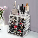 GAOMON 3pcs/set Transparent Cosmetic Storage Rack Transparent