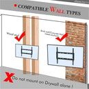 GAOMON TV Stand 26-55 Inches Desktop Single-column 3 Levels Black