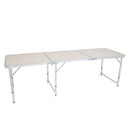 GAOMON Folding Table for Home Picnics Camping Trips Buffets Barbecues White