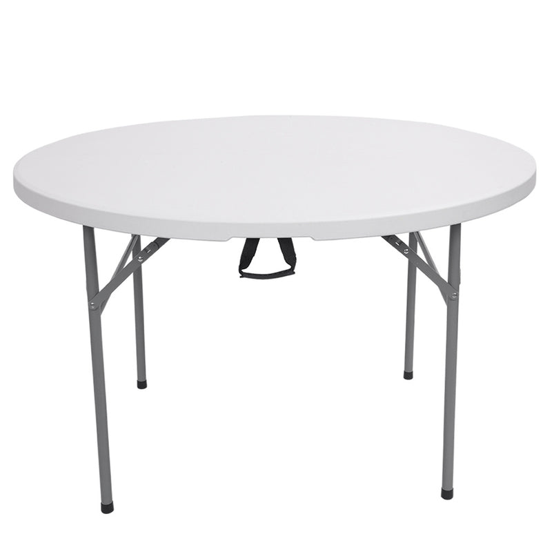 AMYOVE 48 Inch Round Folding Table Lightweight Outdoor Utility Table Furniture