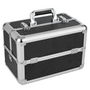 GAOMON Double-open Cosmetic Storage Box Travel Beauty Cosmetic Case Black