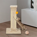 GAOMON 21" Cat Pet Climbing Frame with Ball Climbing Mount Beige
