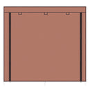 GAOMON 7 Layers 14 Grids Shoe Rack Portable Shoe Cabinet Brown