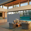 GAOMON 1.6x3m Side Pull Shed Instant Canopy Sunshade Wall Anti Peeping Dark Gray