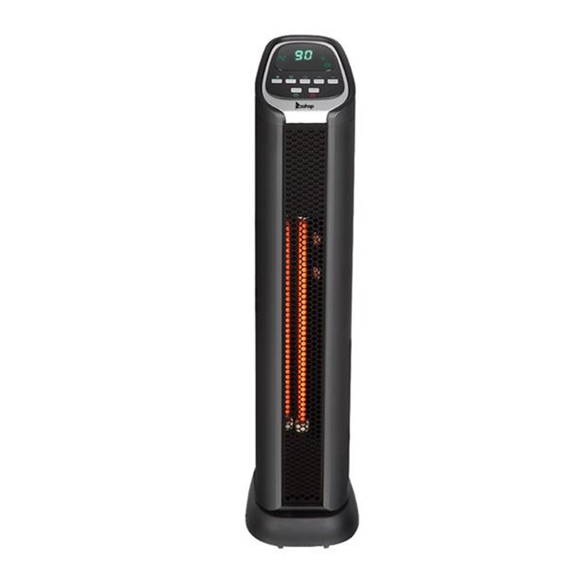 ZOKOP Digital Slim Space Heater 1500W with Two Heat Settings Black