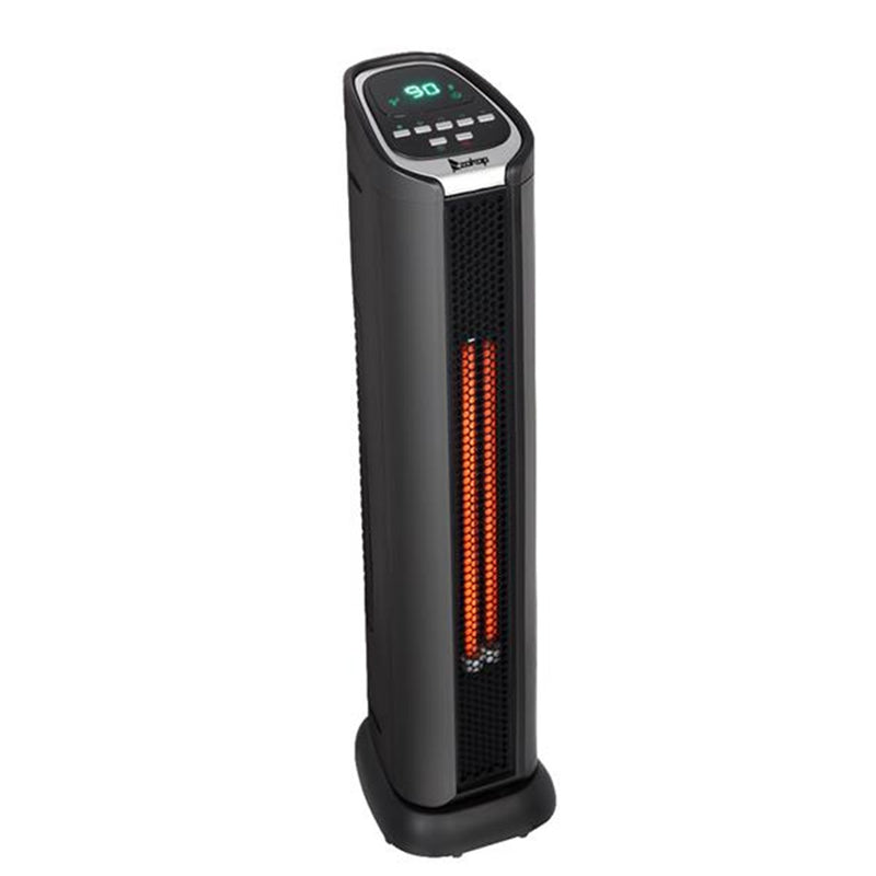 ZOKOP Digital Slim Space Heater 1500W with Two Heat Settings Black