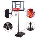 GAOMON Basketball Hoop Portable Removable Transparent Backboard Basketball Stand Black