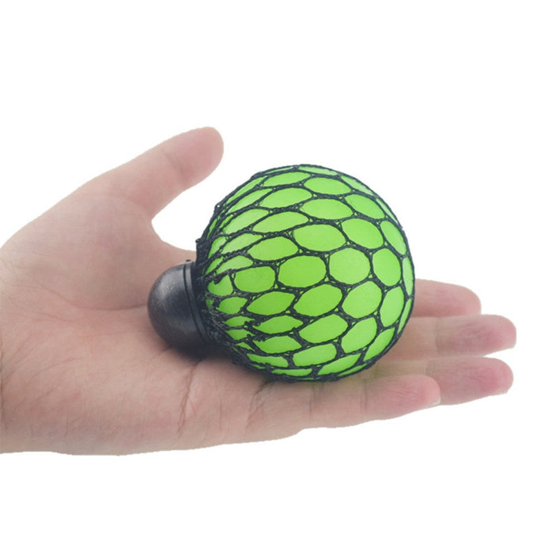 YIWA Soft Rubber Grape Ball Funny Relief Soothing Fidgets Toy Vent Toy Green