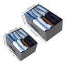 GAOMON 2-layer Dresser 5-Drawer Storage Rack Household Organizer Furniture Dark Grey