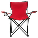 GAOMON Camping Chair Small Simple Foldable Chair 80x50x50cm Red