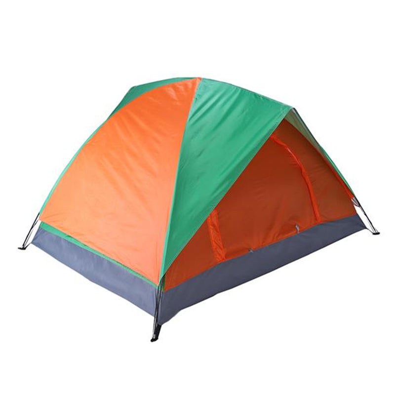 THBOXES Double-door Double-layer Folding Tent for Out Camping Beach Shelter