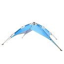 GAOMON Camping Tent 4-side Double-layer Double-door Hydraulic Easy Setup Tent Blue