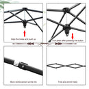 GAOMON Greenhouse Shed Foldable Growth Tent for Plants Gardening Green