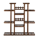 GAOMON 6-tier 11-base Multi-functional Wood Plant Stand Plant Organizing Rack