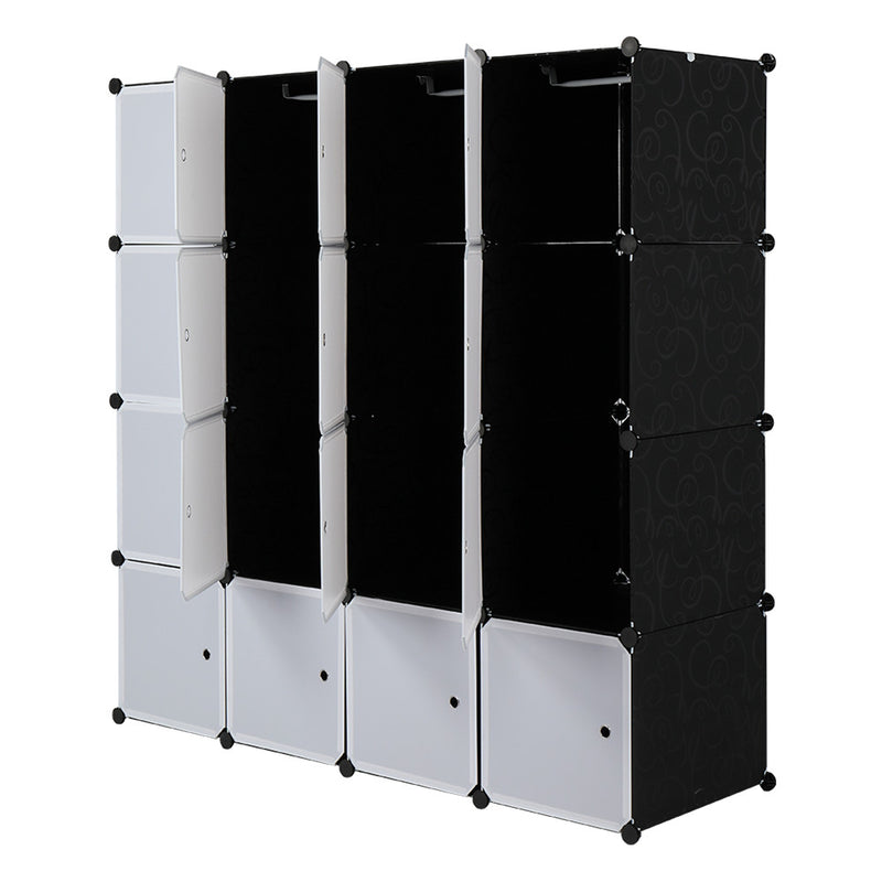 AMYOVE 4 Tier 16 Cube Organizer 142*47*142cm DIY Assemble Cabinet