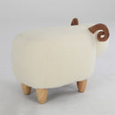 GAOMON Kids Decorative Animal Storage Stool Home Cartoon Chair White