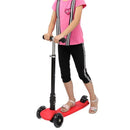 GAOMON 3-wheeled Toddler Kids Scooter Foldable Height Adjustable Red