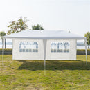 GAOMON 3x6m 6-sided 2 Doors Spiral Tube Pergola Waterproof Tent for Household Wedding Party