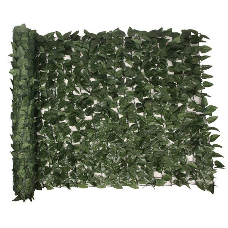 RONSHIN Artificial Fake Leaf Foliage Privacy Fence Screen Garden Panel Outdoor Hedge