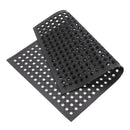 GAOMON Rubber Hexagonal Mat Waterproof Anti-Slip Floor Mat for Bars Kitchen Restaurants 60x90cm