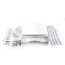 GAOMON Mirror Dresser Mdf Modern Concise 4-Drawer Removable Mirror Dresser