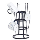 GAOMON Stylish Storage Rack Stand Kitchen Steel Holder Organizer Black