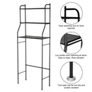 GAOMON 3-tier Bathroom Storage Rack for Towels Toiletries Toilet Organizer Black