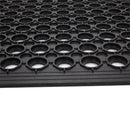 GAOMON Rubber Hexagonal Mat Waterproof Anti-Slip Floor Mat for Bars Kitchen Restaurants 60x90cm