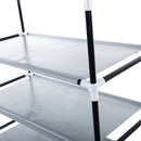 GAOMON 10-layer Shoe Rack Room-Saving Shoe Cabinet Rose Red