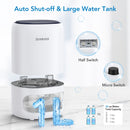 GAOMON Dehumidifiers DB2 for Home 35 OZ Portable Dehumidifier with Air Purifying Function for 350 Sq.Ft
