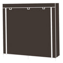 GAOMON 7 Layers 14 Grids Shoe Rack Cabinet 110*28*115cm Storage Dark Brown