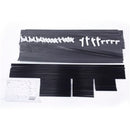 GAOMON 5-layer Shoe Rack 100cm Super Wide Extra Large Black