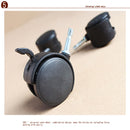 GAOMON Wooden Dining Cart with 2-Drawer Removable Storage Rack Shelf