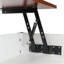 GAOMON Coffee Table Lift Top Wood Home Living Room Storage White