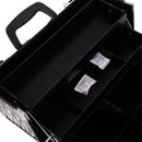 GAOMON Portable Cosmetic Case White Zebra Pattern Makeup Jewelry Box