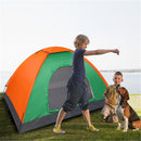 GAOMON 2 Person Tent Windproof Double Door Single Layer Camping Tent Green