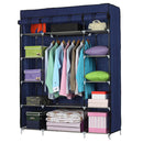 GAOMON 5 Layers 12 Compartments Wardrobe Portable Closet Navy