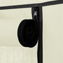 GAOMON Shoe Rack 10 Layers Widened Black Shoe Cabinet 160*30*88 Beige