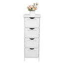 GAOMON 4-Drawer Storage Cabinet Bathroom Storage Organizer White