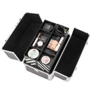 GAOMON Double-open Cosmetic Storage Box Travel Beauty Cosmetic Case Black