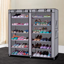 GAOMON 6 Tier Shoe Rack Shoe Shelf Storage Closet Organizer Cabinet GREY