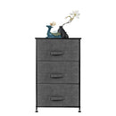 GAOMON 3-layer Home Storage Dresser Bedside Cupboard Small Standing Organizer