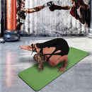 GAOMON TPE Yoga Mat 183*61*6cm Non-slip Gym Pad Dark Green