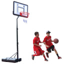 GAOMON Portable Removable Basketball Circle Adjustable Height 210-260cm Black