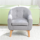 GAOMON Children Sofa with Detachable Cushion Household Living Room Grey