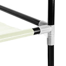 GAOMON Shoe Rack 10 Layers Widened Black Shoe Cabinet 160*30*88 Beige