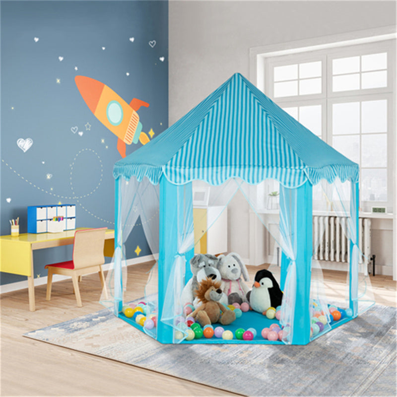 THBOXES Kids Tent Portable Foldable Tent Outdoor Play Tent Blue