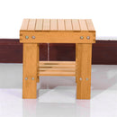 GAOMON Children Stool Step Stool for Kids Household Seat Wood Color