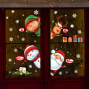 GAOMON 10pcs Electrostatic Film Christmas Window Stickers