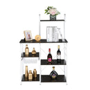 GAOMON 4-layer Microwave Oven Rack Kitchen Organizer Dark Brown